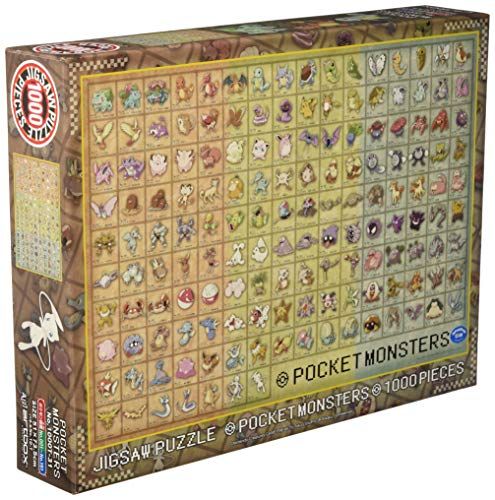 Ensky 1000 Piece Jigsaw Puzzle Visual Dictionary of Pokemon Pokedex No.001~151