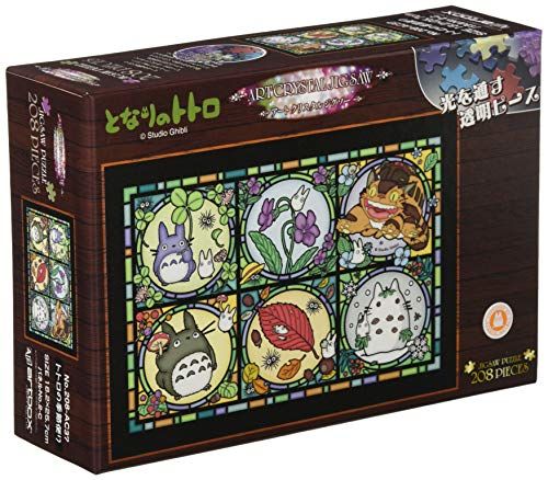 Ensky 208-piece jigsaw puzzle My Neighbor Totoro Totoro seasonal news Art Crystal Jigsaw Small piece