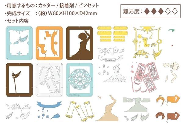 Ensky Cardcaptor Sakura Clear Card Sakura and Kero-chan - Paper Theater — view 3
