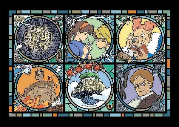 Ensky Castle in The Sky Art Crystal Jigsaw Puzzle — view 2