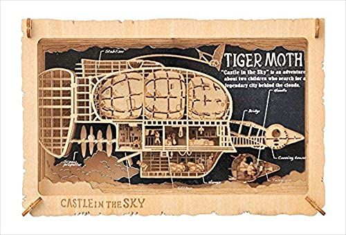 Ensky Castle in The Sky Laputa Tiger Moss Paper Theater H 3.9 x W 6.0 x D 1.7 inches