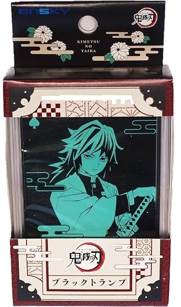 Ensky Demon Slayer: Kimetsu No Yaiba Black Playing Cards — view 2
