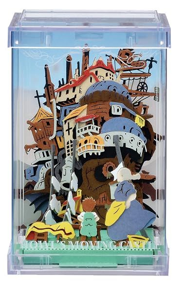 Ensky Howl's Moving Castle - Good Weather for Laundry Day, Paper Theater Craft Cube (PTC-T07) — view 2