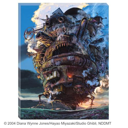 Ensky Howl's Moving Castle - Howl's Moving Castle, 366 Piece ArtBoard Jigsaw Puzzle (Canvas Style)