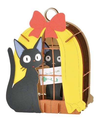 Ensky Kiki's Delivery Service Jiji in Cage Paper Theater