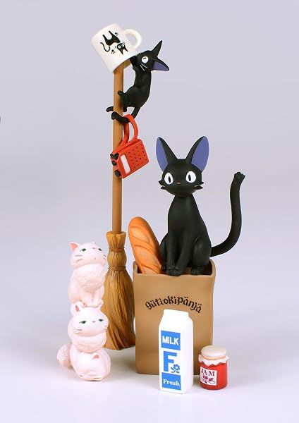Ensky Kiki's Delivery Service - Jiji Nosechara Assortment Stacking Figure — view 3
