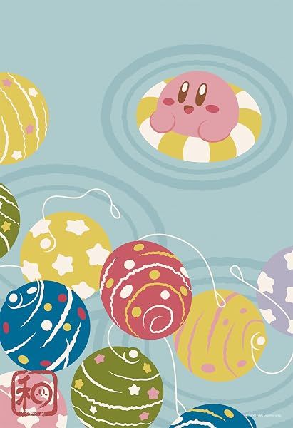 Ensky Kirby - Kirby and Water Balloons, 300 Piece Art Crystal Jigsaw Puzzle — view 3