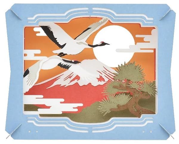 Ensky Mount Fuji and Crane, Paper Theater — view 2