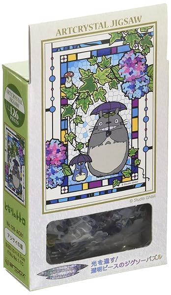 Ensky My Neighbor Totoro - Blooming Camellia Art Crystal Jigsaw Puzzle (126 Piece) — view 4
