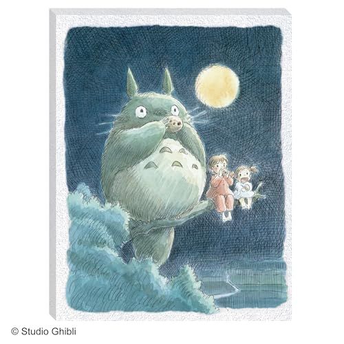 Ensky My Neighbor Totoro - Chorus Under The Moonlight, 366 Piece ArtBoard Jigsaw Puzzle (Canvas Style)