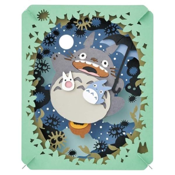 Ensky My Neighbor Totoro - Illuminated by The Moon, Paper Theater Craft — view 2