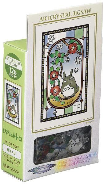 Ensky My Neighbor Totoro - Totoro and Hydrangea, 126 Piece Art Crystal Jigsaw Puzzle — view 4