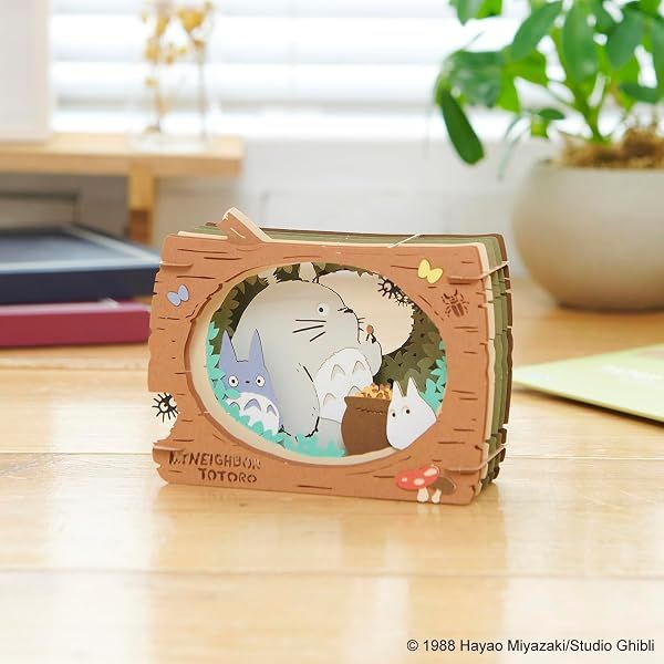 Ensky My Neighbor Totoro - Totoro in Log, Paper Theater Craft — view 4