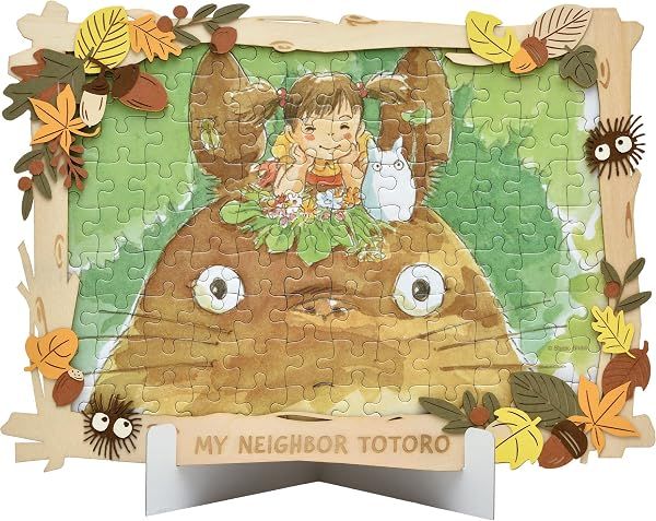 Ensky My Neighbor Totoro - Totoro (Wood Style), Jigsaw Puzzle and Art Decoration Paper Theater — view 2