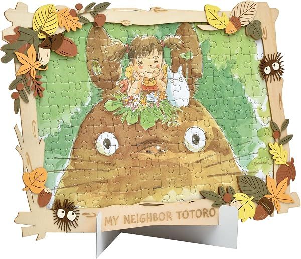 Ensky My Neighbor Totoro - Totoro (Wood Style), Jigsaw Puzzle and Art Decoration Paper Theater — view 3
