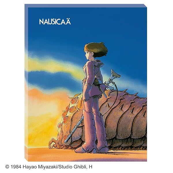 Ensky Nausicaa of the Valley of the Wind - Ohmu and Nausicaa, 366 Piece ArtBoard Jigsaw Puzzle (Canvas Style) — view 2
