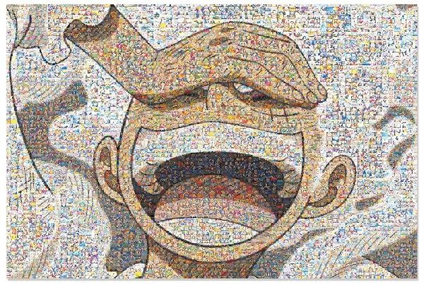 Ensky One Piece - Gear 5, 950 Piece Mosaic Art Jigsaw Puzzle — view 2