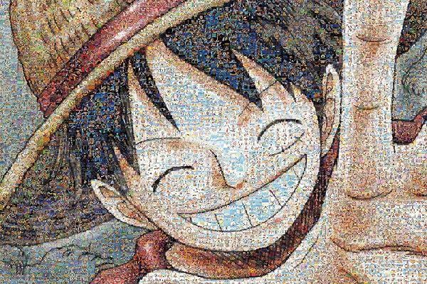 Ensky One Piece Mosaic Art 1000 Piece Jigsaw Puzzle (Luffy) — view 3