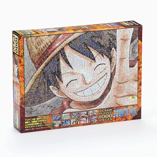 Ensky One Piece Mosaic Art 1000 Piece Jigsaw Puzzle (Luffy) — view 4
