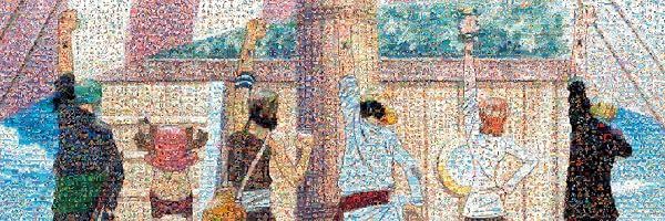 Ensky One Piece - Sign of Friends, 950 Piece Mosaic Art Jigsaw Puzzle — view 2