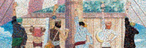 Ensky One Piece - Sign of Friends, 950 Piece Mosaic Art Jigsaw Puzzle