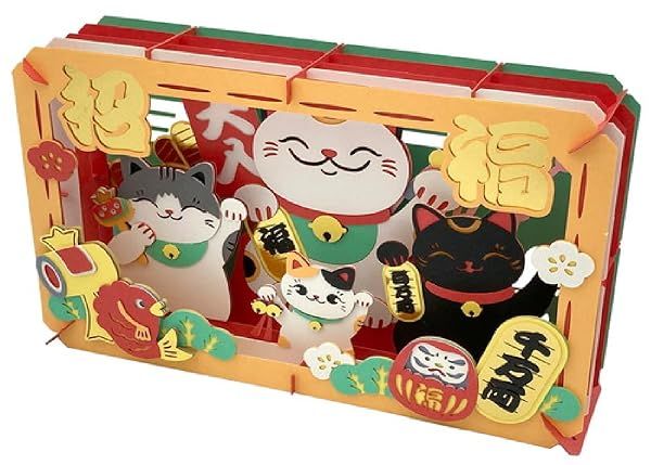 Ensky Paper Theater Maneki Neko — view 3