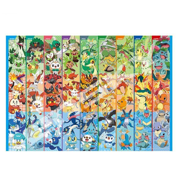 Ensky Pokémon - All Partners Together!, 500 Piece Jigsaw Puzzle