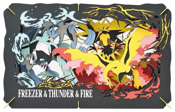 Ensky Pokémon - Articuno, Zapdos, Moltres, Paper Theater — view 4