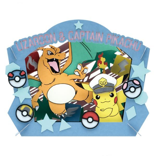 Ensky Pokémon - Captain Pikachu & Charizard, Paper Theater