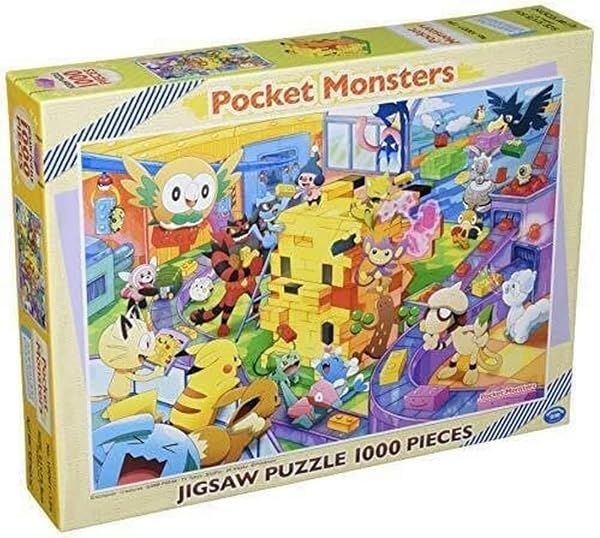 Ensky Pokémon - Let’s Make It Together Pikachu Blocks, 1000 Piece Jigsaw Puzzle — view 2