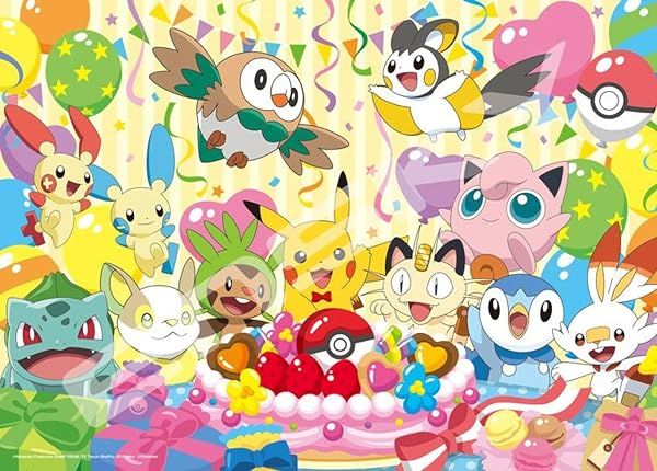 Ensky Pokémon - Lets Eat Together! Celebration Cake, 500 Piece Jigsaw Puzzle — view 3