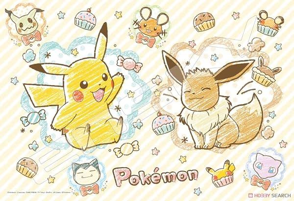 Ensky Pokémon - Pokémon Crayon Art, 108 Piece Jigsaw Puzzle — view 3