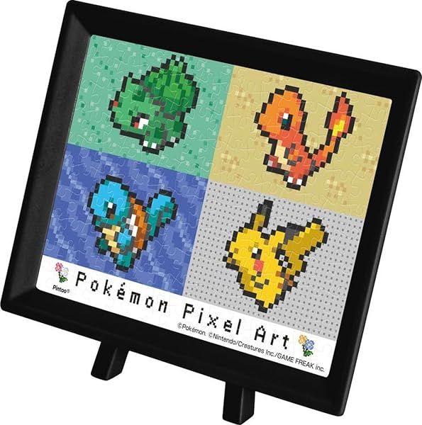 Ensky Pokémon - Pokémon Pixel Art (Kanto), 150 Piece Mame Jigsaw Puzzle w/Frame & Stand — view 2