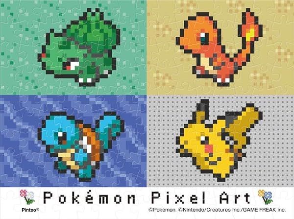 Ensky Pokémon - Pokémon Pixel Art (Kanto), 150 Piece Mame Jigsaw Puzzle w/Frame & Stand — view 4
