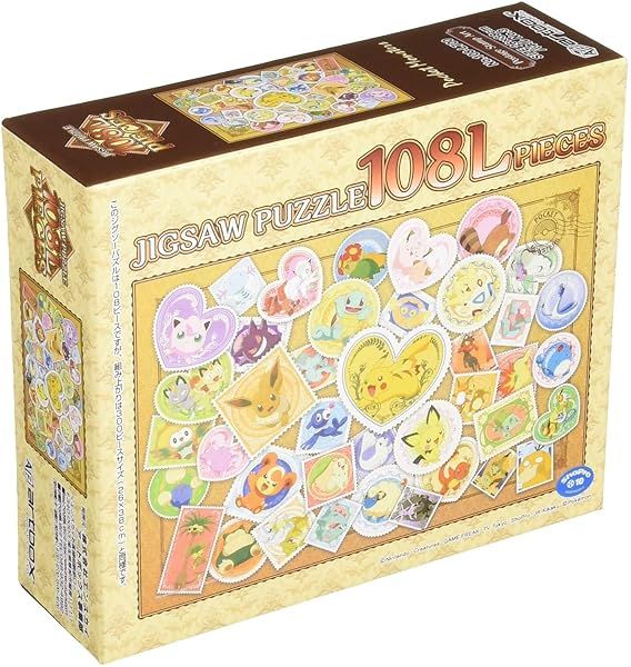 Ensky Pokémon - Postage Stamp Art, 108 Piece Jigsaw Puzzle — view 2
