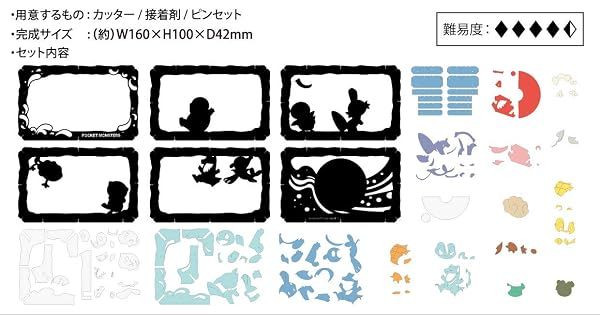 Ensky Pokémon - Type: Water, Paper Theater — view 3