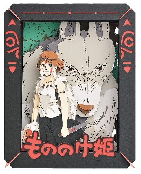 Ensky Princess Mononoke - Princess Mononoke, Paper Theater Craft — view 2