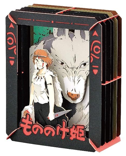 Ensky Princess Mononoke - Princess Mononoke, Paper Theater Craft — view 3