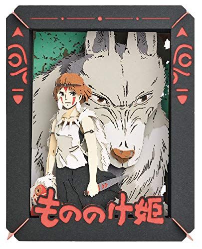 Ensky Princess Mononoke - Princess Mononoke, Paper Theater Craft