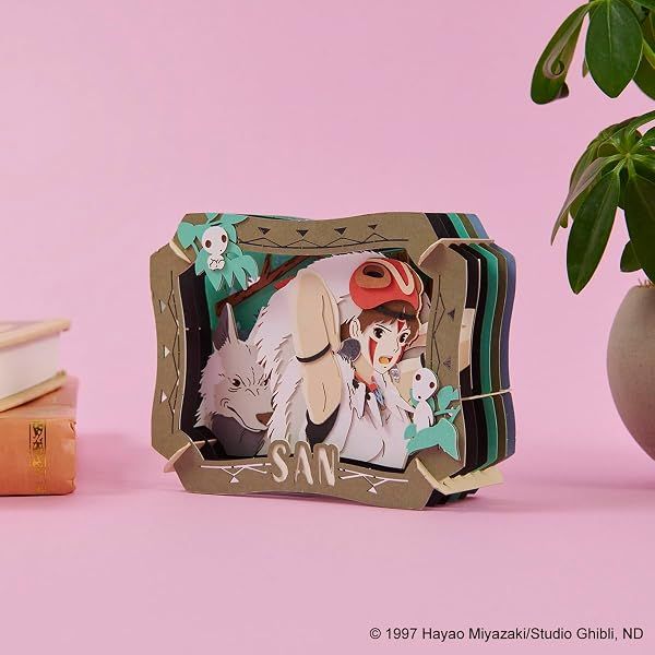 Ensky Princess Mononoke - San, Paper Theater Craft — view 3