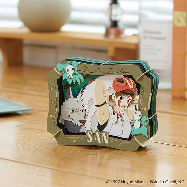 Ensky Princess Mononoke - San, Paper Theater Craft — view 4