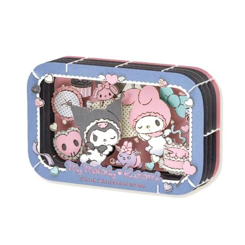 Ensky Sanrio - My Melody and Kuromi, Paper Theater Craft