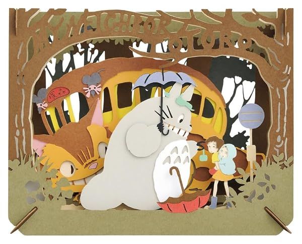 Ensky Studio Ghibli - My Neighbor Totoro - A Mysterious Encounter with Totoro, Paper Theater