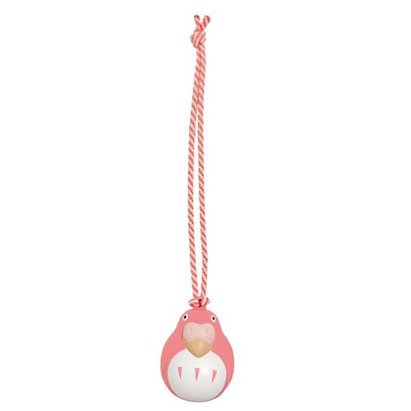 Ensky The Boy and The Heron - Parakeet Red Bell Keychain