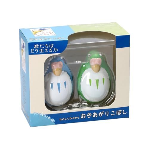 Ensky The Boy and The Heron - Tilting Figure Collection The Parakeet Blue and Green