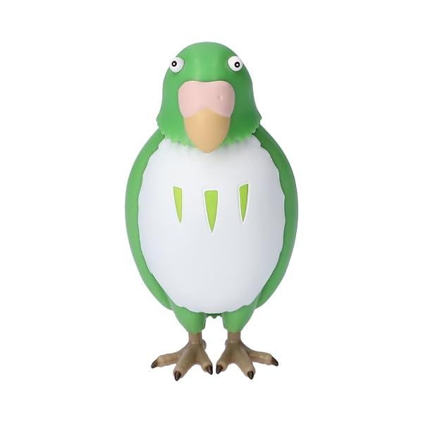 Ensky The Boy and The Heron - Yes Nod Tilting Figure The Parakeet (Green) — view 2