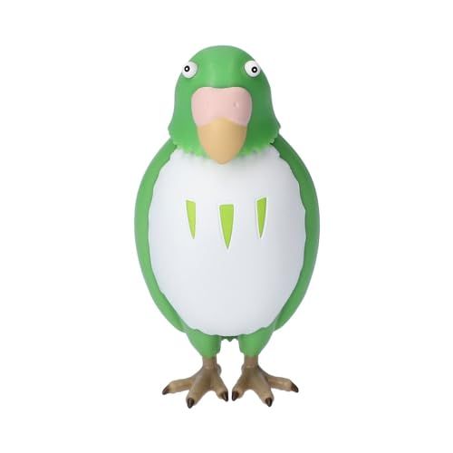 Ensky The Boy and The Heron - Yes Nod Tilting Figure The Parakeet (Green)